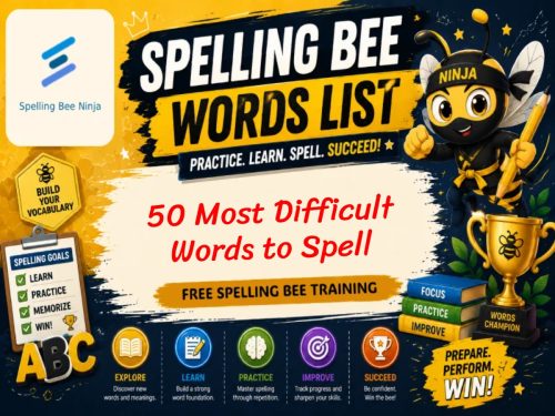 50 Most Difficult Words to Spell
