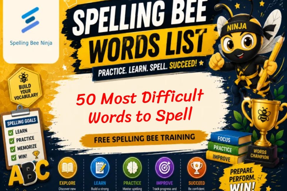 50 Most Difficult Words to Spell