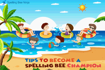 Spelling bee words and training app