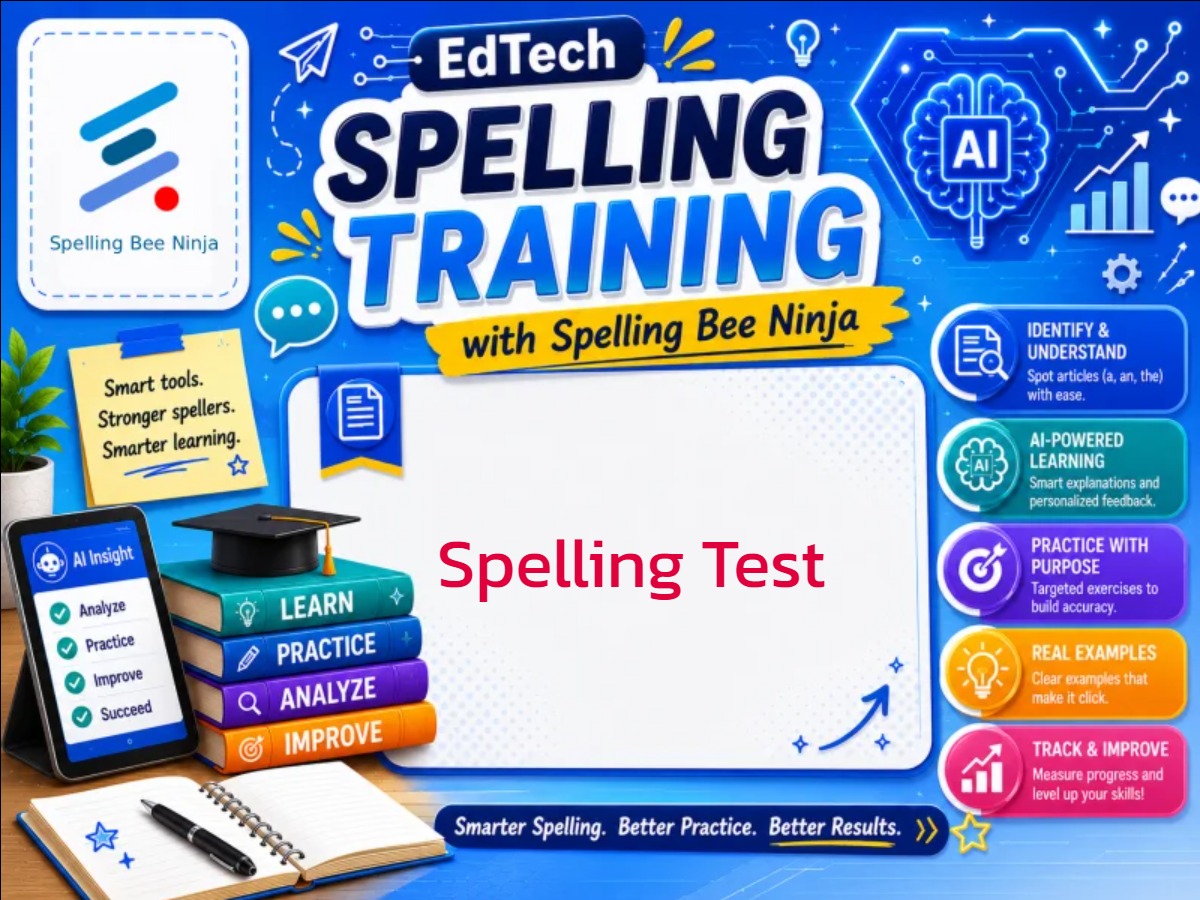 🤖 Spelling Test to check your preparation level