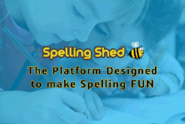 Spelling Shed students