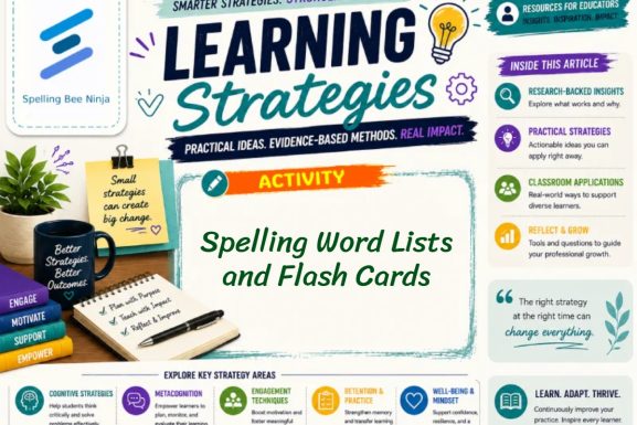 Spelling Word Lists and Flash Cards