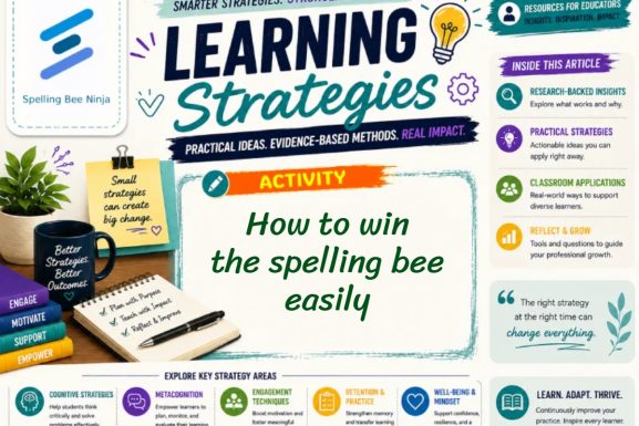 How to win the spelling bee easily in 8 steps