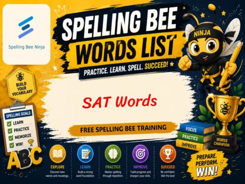 Sat words spelling list
