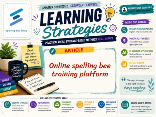 Online Spelling Bee Training Platform