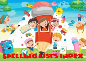 Spelling words list