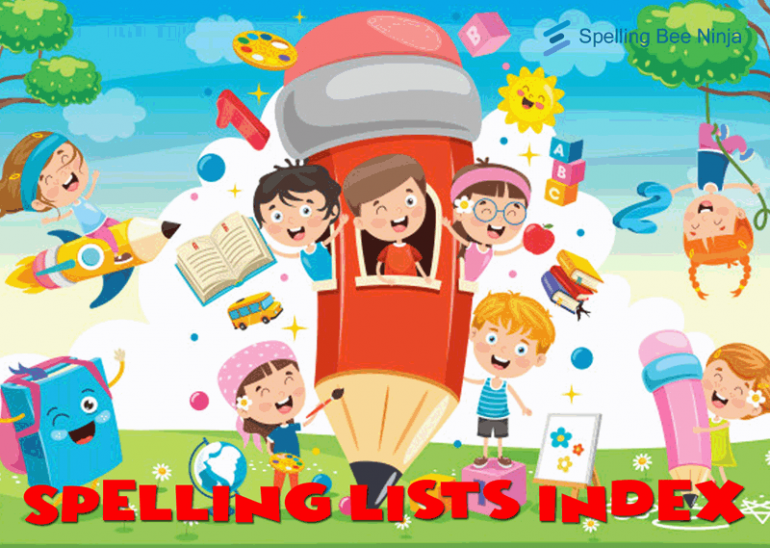 spelling lists index