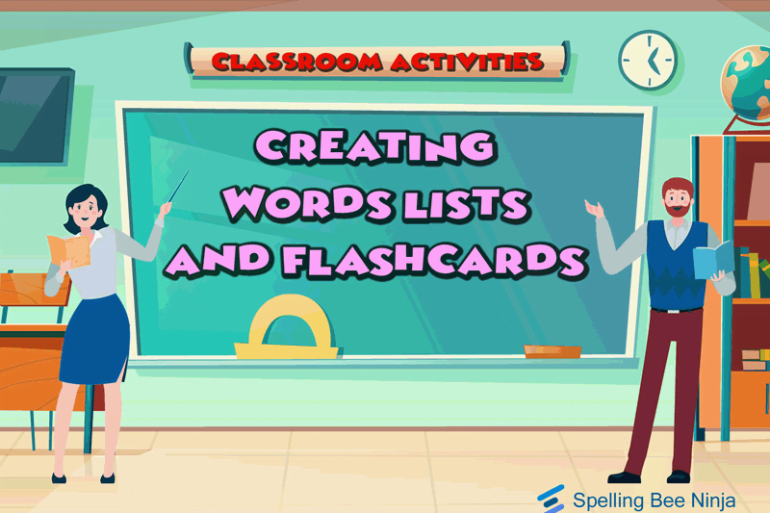 creating words lists and flashcards