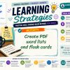 Creating Spelling words lists and flashcards