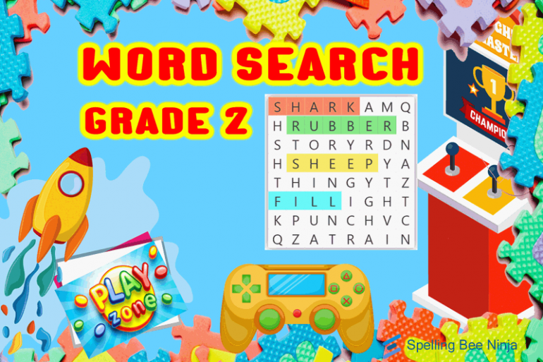word search grade 2