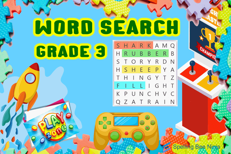 Word Search For Grade 3 Spelling Bee Ninja