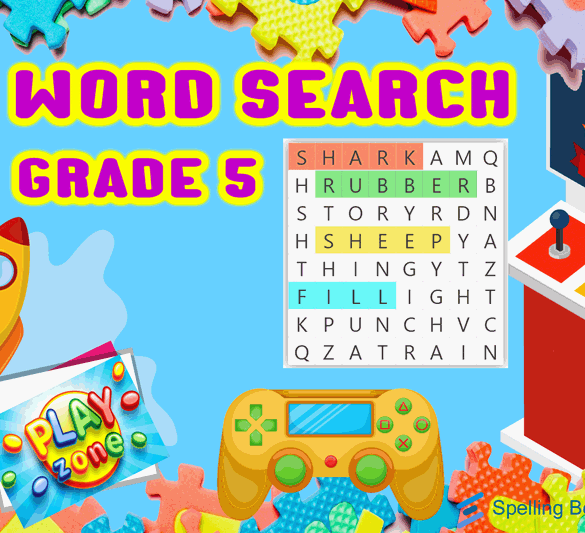 Word search grade 5