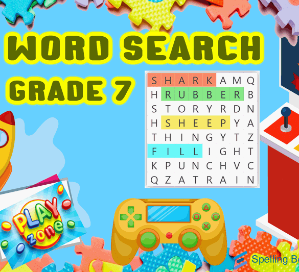 Word search grade 7