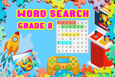 Word search grade 8