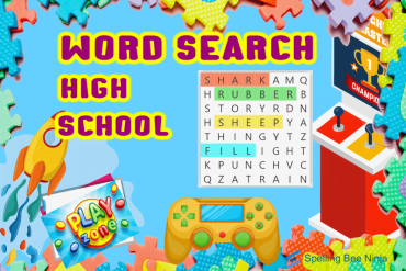Word search grade high school