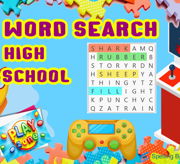 Word search grade high school