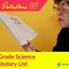 8th Grade Science Vocabulary List with definitions