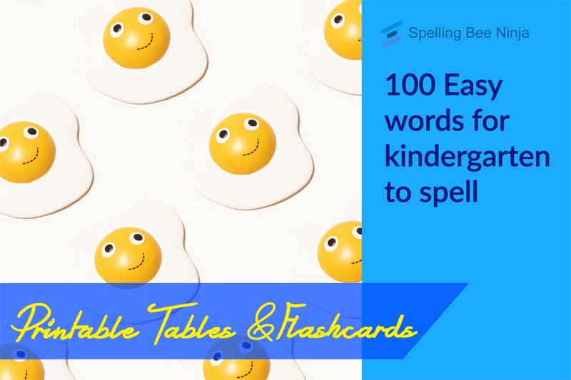 Make Learning Fun With 100 Easy Words For Kindergarten Kids To Spell