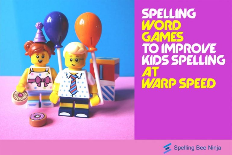 Spelling word games to improve kids spelling at warp speed