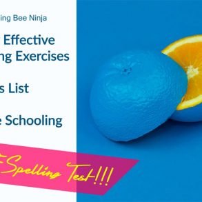 Super effective spelling exercises and words list for home schooling