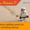 Top Home spelling words for home schooling startup