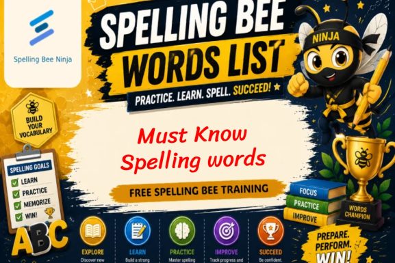 Must know printable free spelling words