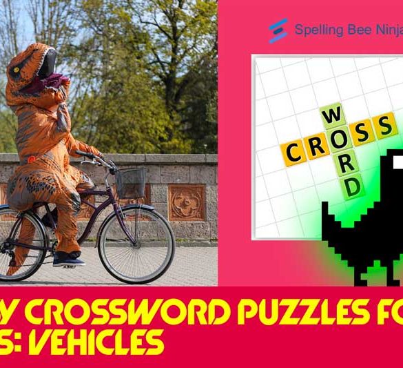 Easy crossword puzzles for kids vehicles