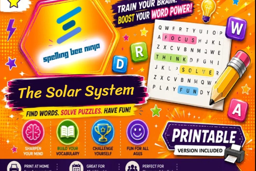 the solar system word search game