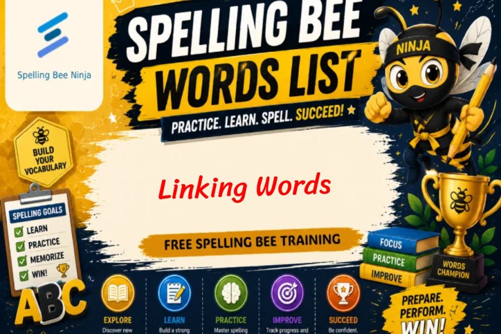 Linking Words Spelling List