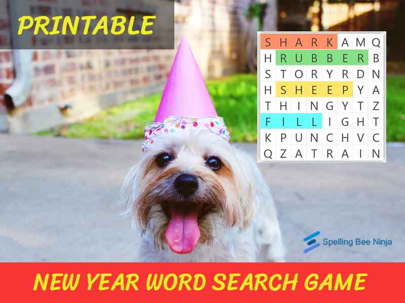 New year day word search