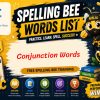 Conjunction Words Spelling List