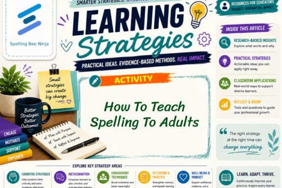 How to teach Spelling to adults