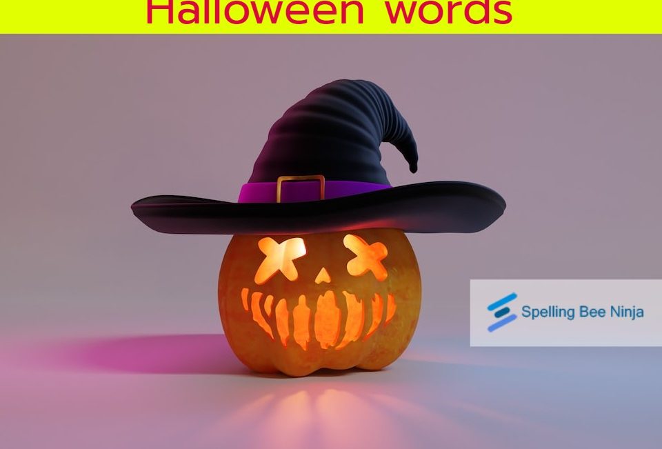 Halloween Words List