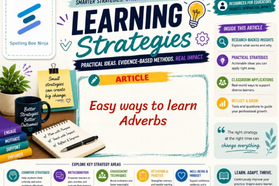 Easy ways to learn Adverbs