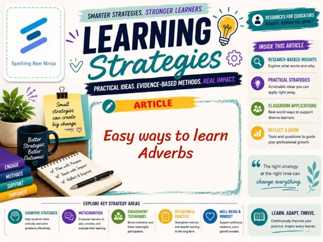 ✈️ English Adverbs – 5 Quick and Easy ways to learn.
