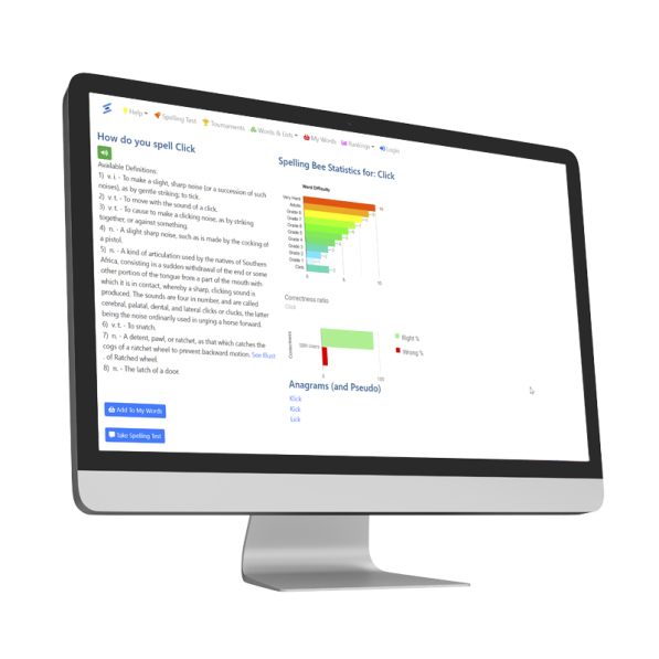 Spelling Words Statistics