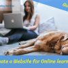 Create a website for online learning