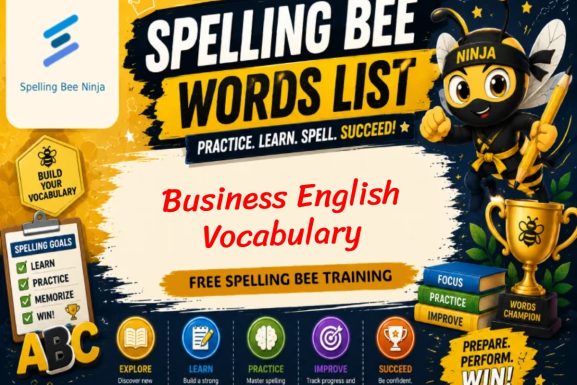 Business English Vocabulary Spelling List