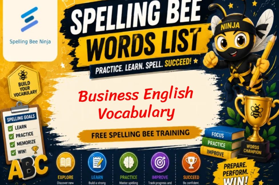 Business English Vocabulary Spelling List