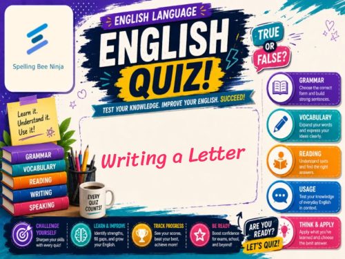 English Test Writing a Letter