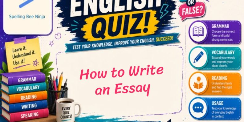 English Test Writing an Essay