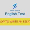 English Test Writing an Essay