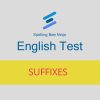 English Test Suffixes