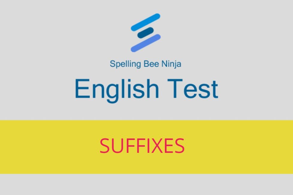 English Test Suffixes
