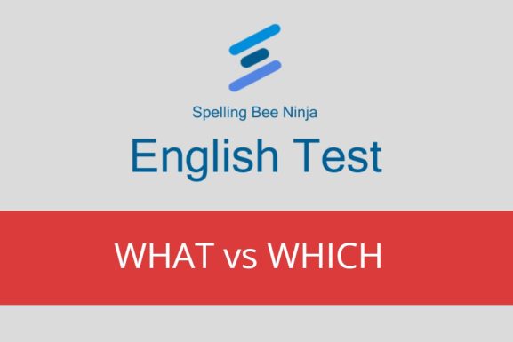 English Test What vs Which