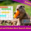 A Food and Kitchen Word Search Adventure