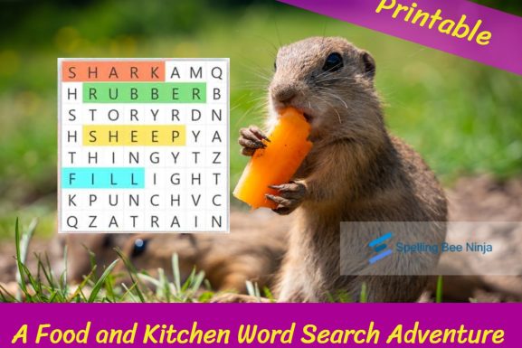 A Food and Kitchen Word Search Adventure