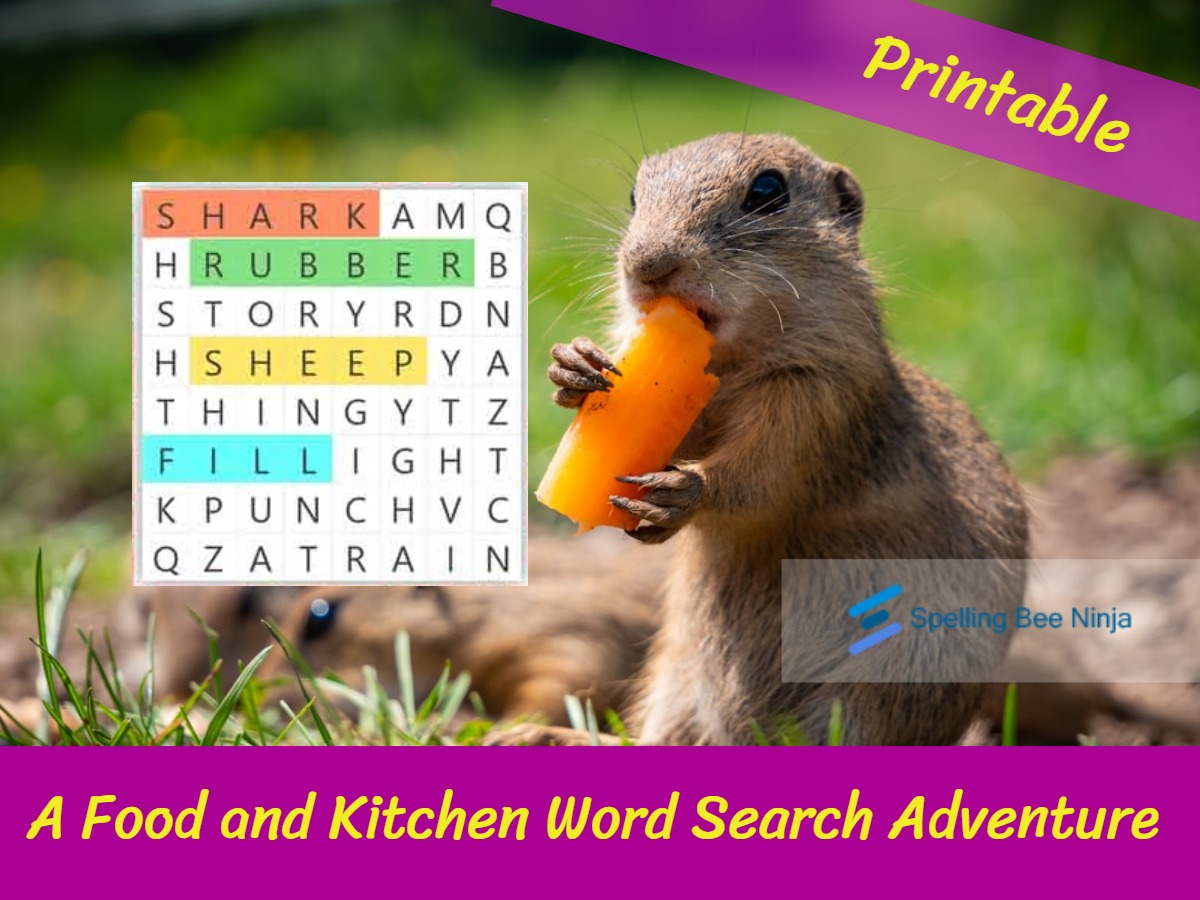 A Food and Kitchen Word Search Adventure