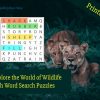 Explore the World of Wildlife with Word Search Puzzles