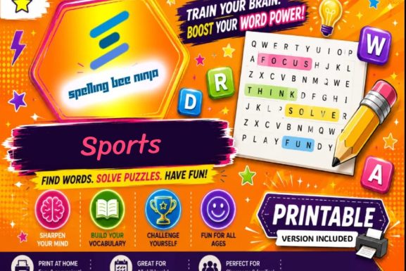 sports word search game